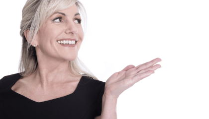 A Woman Smiling For The Camera