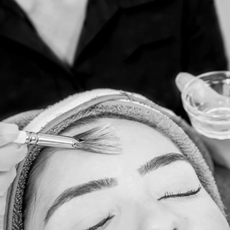a close up of a person