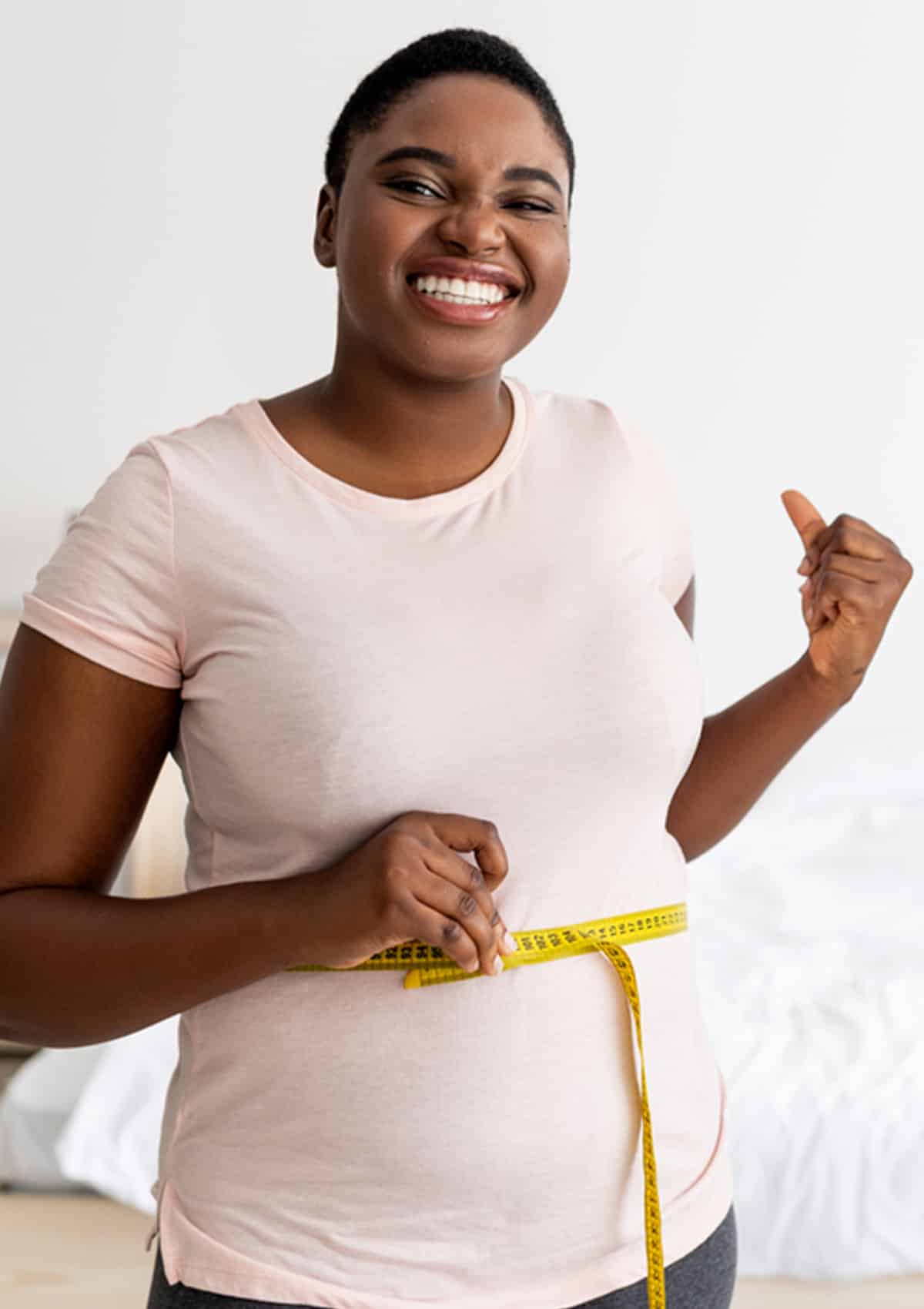 Abigail Ayoola posing for the camera
